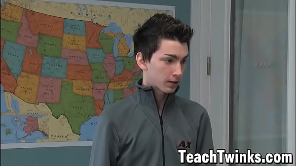Twink endures ass fucking in classroom 