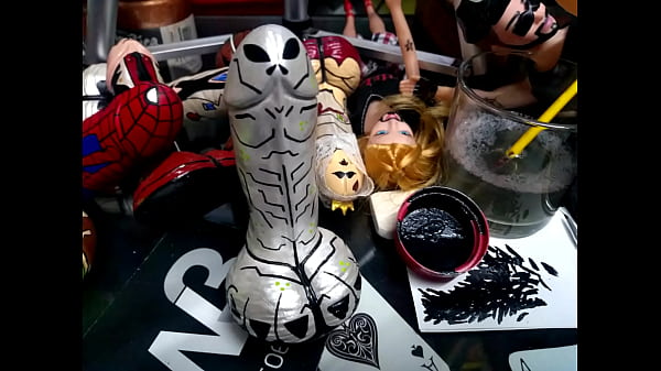 It s time_to finish painting the_little Grey alien Dildo_art business