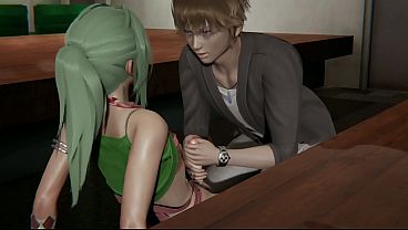 Shemale Ladyboy With Green Hair Gets Anal thumbnail