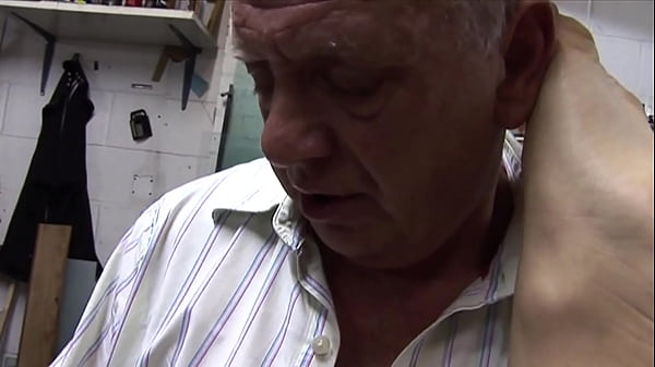 Young slim babe got anal humiliation in garage