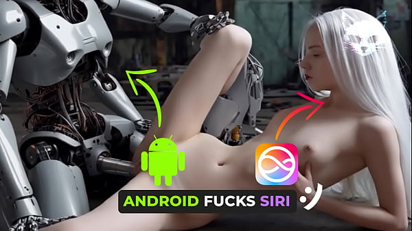 Android fucks siri sex machine fucks android girl
