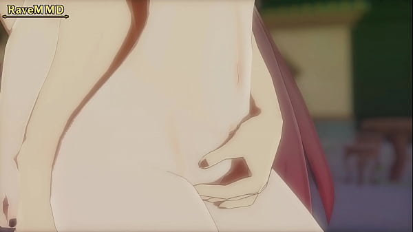 Hu Tao gets Fucked by 2 Cocks 