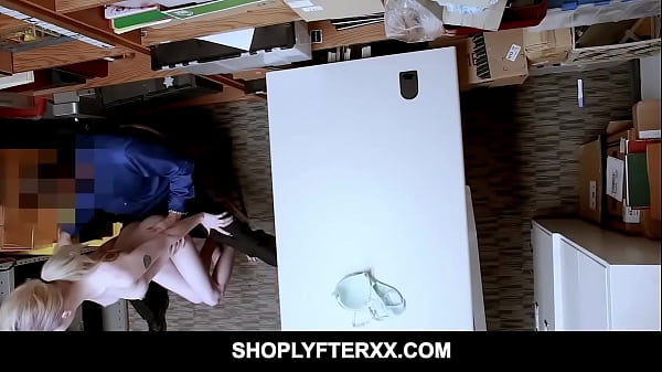 Security Guard Undresses a rebel blondie Girl Thief Lexi Lore Just To_Fuck Her