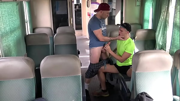 Fucked Bareback In Exhib Public Train thumbnail