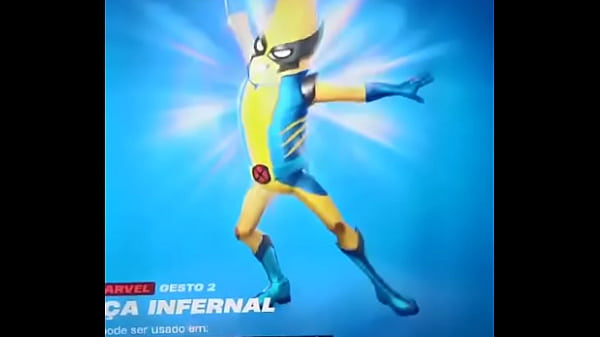 Banana Wolverine dan&ccedil_ando igual uma murlhezina