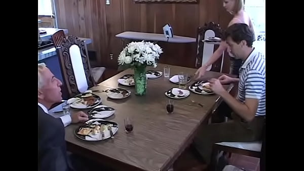 Play MP4 - Horny brunette sucks two cocks and gets DP in hot threesome