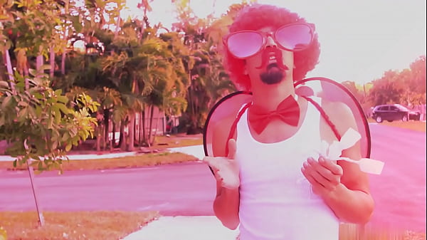 Cupid hits ebony baddie with his arrow & cock 