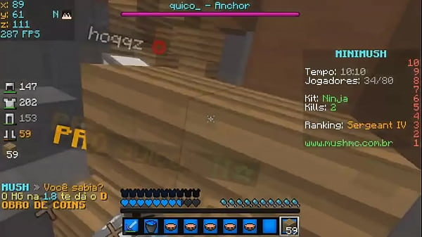 NORTUS FUDENDO TODOMUNDO NO MINIMUSH