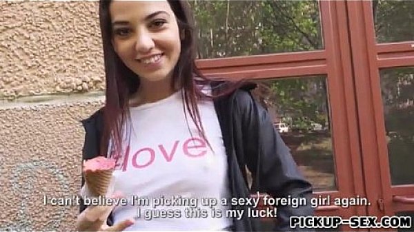 Tiny breasts Czech babe nailed for money 