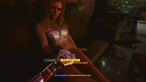 cyberpunk nude blonde girl uncensored