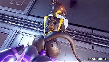 Futa Synth Fucking Furry Lizard thumbnail