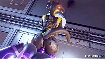 Play MP4 - Lizard Pounded by Futa Sex Robot