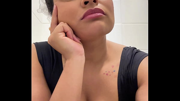 Gassy ballerina trying not to fart during show break