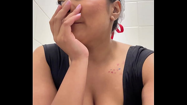 Gassy ballerina trying not to fart during show break 