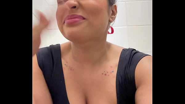 Gassy ballerina trying not to fart during show break 