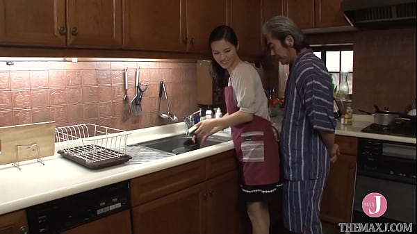 Horny japanese wife cannot resist having sex with her father in law ogpp 017