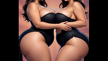 Chubby suave y sexy te invita a admirar | Generado por IA 