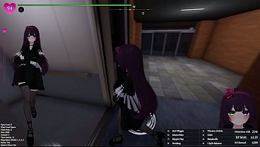 Manaka in the condo building with some hunters modded 