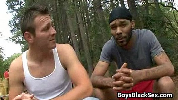 Black Muscular Gay Dude Fuck Anally White Twink Hard 14 