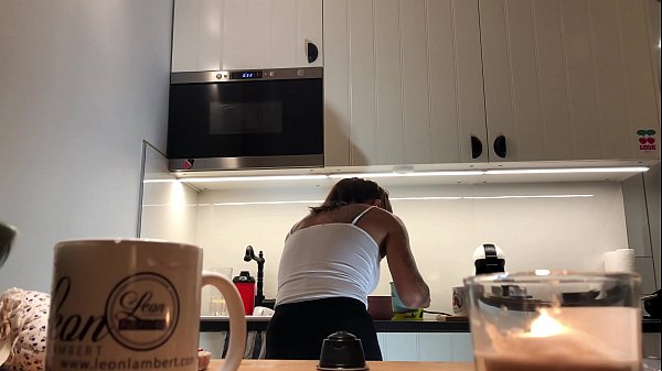 Play MP4 - Perfect Pokies on the Kitchen Cam&comma; Braless Sylvia and her Amazing Nipples