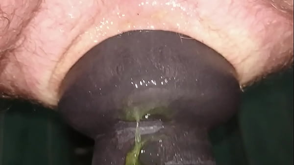 I sit on a large 4.25 Inch Wide Butt Plug watch it slide in my Ass. 