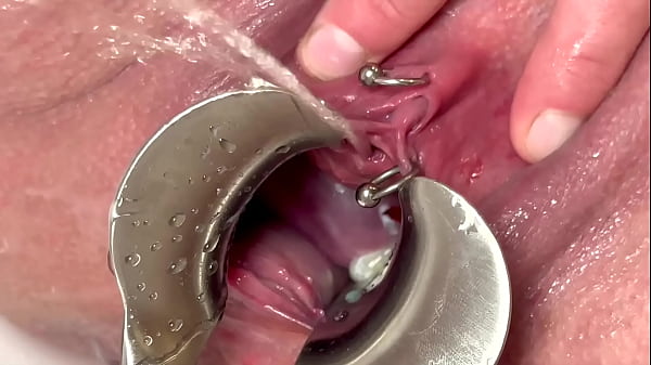Strong Stream Pee From My Spread Out Pussy By Speculum thumbnail