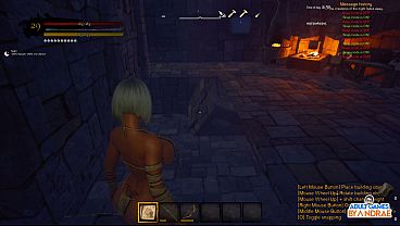 Ep9 building a basement in our stone house wicked island gameplay 