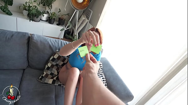 Pov blowjob handjob tits play & cum filled mouth for redhead 