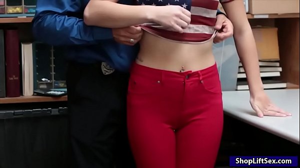 A thief banged while accomplice watches  