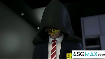 ASGMAX - Big Cock Frat Bro Destroys Kai Park&rsquo;s Tight Twink Hole 