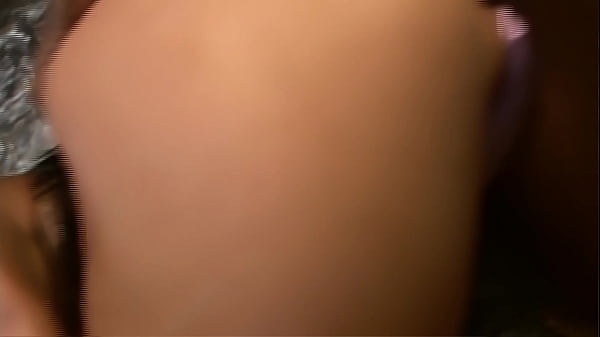 Gorgeous dark angel uses a dildo in both holes 