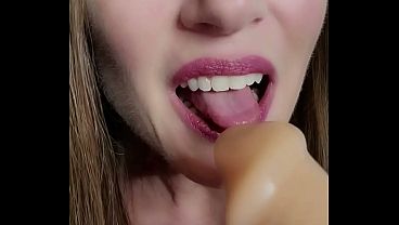Sexy Milf Sucks And Fucks Big Dildo thumbnail