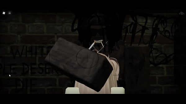 Blonde roblox slut caught on camera used by big black cock 