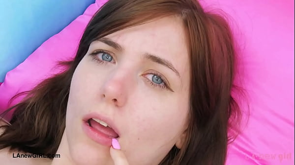 Natural brunette with a soft look shows hersexy body