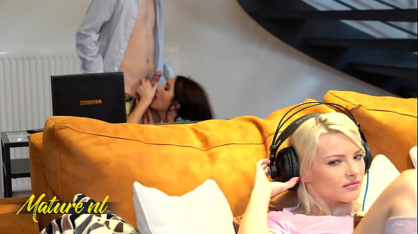 Mature Helps Teenage Couple With Their Very First 3some thumbnail