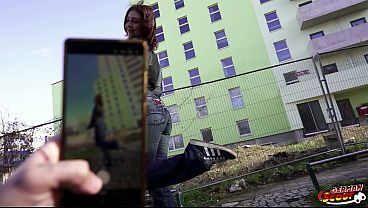 German scout skinny redhead teen scarlett spark get eye rolling orgasm at casting sex