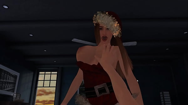 The girl gave in the new year 