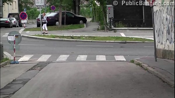 y. with a hot blonde girlhaving fun_threesome public street sex