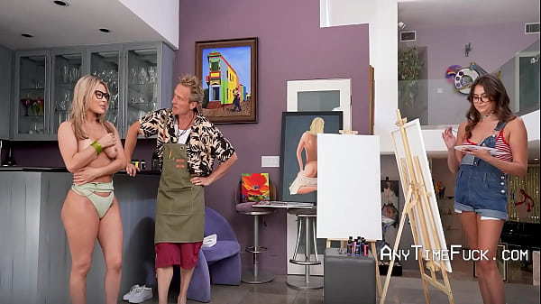 Nonton Nothing More Inspiring Than Riding A Hard Cock While You Paint thumbnail