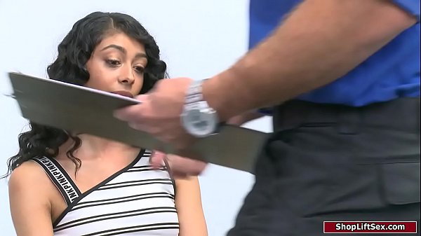 Play MP4 - Petite thief rammed by pissed officer