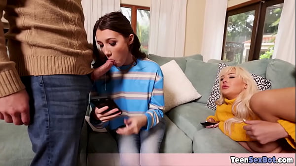 Play MP4 - Our stepdaughters wanted a free fuck day and looks like these sluts are enjoying this weird idea