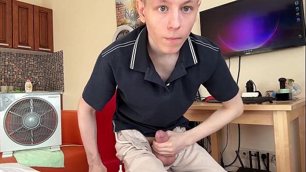 Young Slim Twink Edges For Ages Then Massive Eruption thumbnail