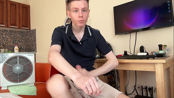 Young Slim Twink Edges For Ages Then Massive Eruption