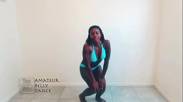 Black African Beauty QueenDancingin Bikini