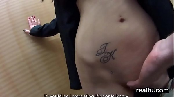 Charming czech teen is tempted in the_mall and screwed in pov