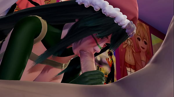 Tsuyu Asui sNew Year s Eve_Cosplay_l 3D Hentai uncensored Boku no Hero Academia