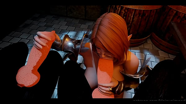 two werewolf and an elf