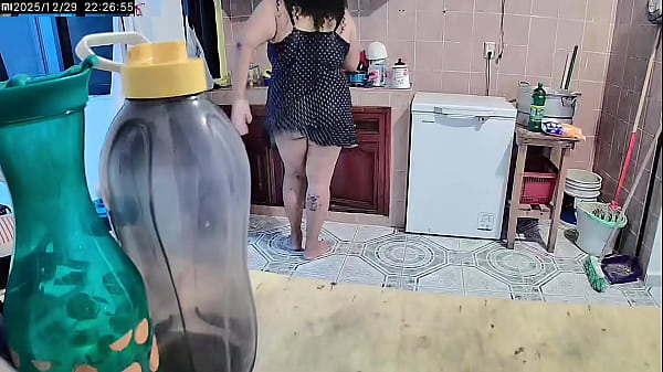 Play MP4 - Esposa gorda en la cocina