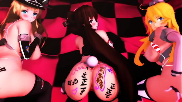 Nonton Kantai Collection - Teasing Yamato And Her Shipgirl Friends thumbnail