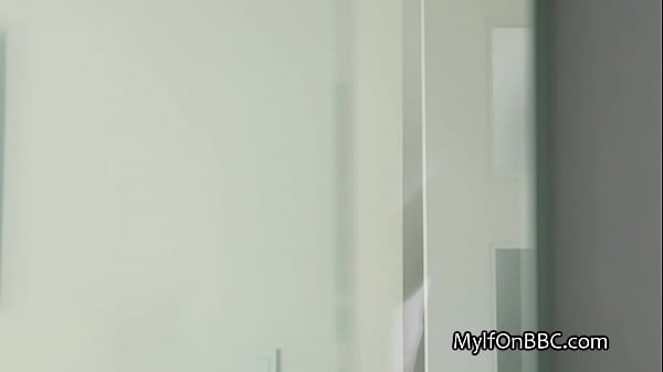 Big black cocking wetbig tit MILF in shower